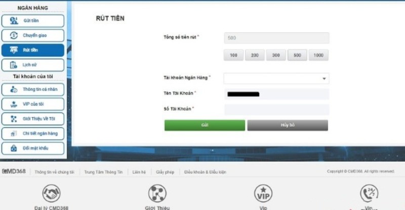 Hướng dẫn nạp và rút tiền trực tuyến 13Win - 13Win