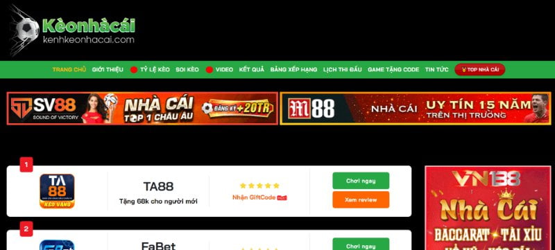 Trang web Sbotop là trang web chính và là điểm khởi đầu của toàn bộ mạng lưới - Sbotop