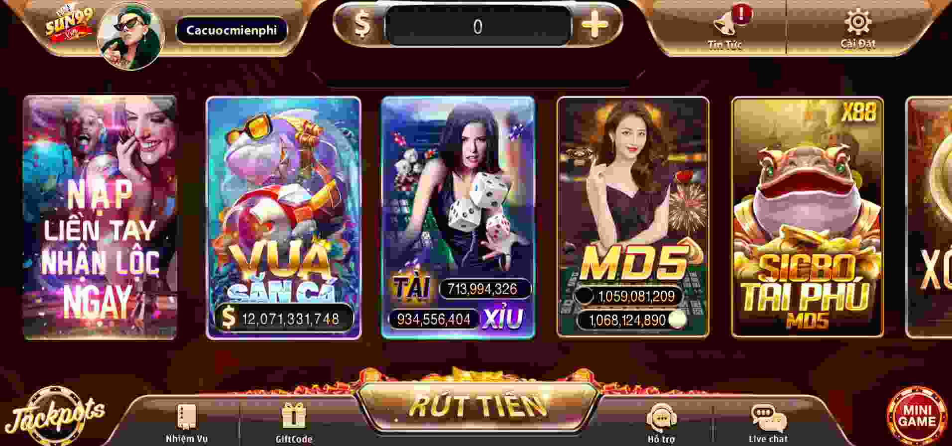 Five88 Online cung cấp danh sách các trò chơi - Five88